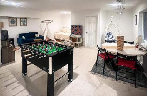 Lake Arrowhead Ski Chalet | Stunning secluded Creekside A-Frame gameroom