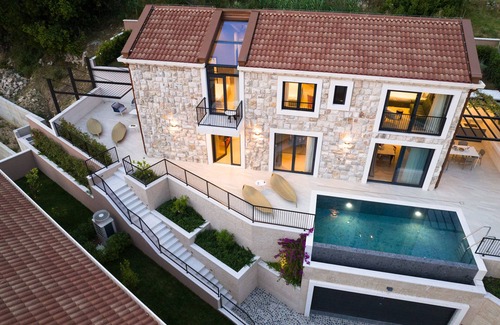 Slano Villa | Stunning two-story modern villa nestled by the seaside