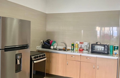 Escazu Apartment | Stunning View Modern 2-bedroom apartment and Gardens with WiFi in Escazu