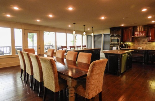 Heber Springs House | Stunning Views of Greers Ferry Lake! Pool Table, Fire Pit, Large Deck, & More