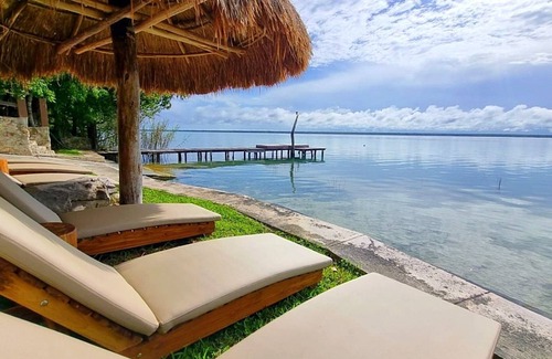 Bacalar House | Stunning Villa Santuario Lake Front Oasis