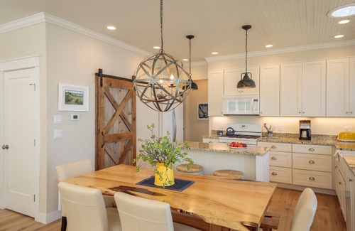 Eastsound Cottage | Stunning waterfront 4BR home with fantastic views, manicured garden, & firepit