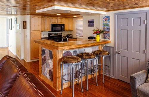 Sturgeon Bay Cottage | Sturgeon Bay waterfront A-Frame with a dock and fire pit