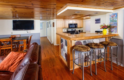 Sturgeon Bay Cottage | Sturgeon Bay waterfront A-Frame with a dock and fire pit