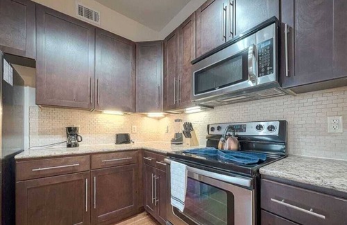 Astrodome Apartment | Stylish 2 bedroom Apt in Vibrant Houston with 2 King Beds and Great Amenities!