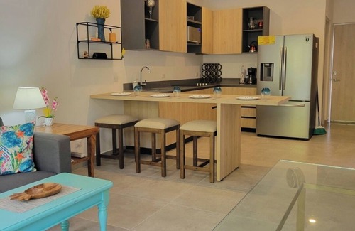 Tambor Apartment | Stylish 2BR/2BA condo near the beach in gated Los Delfines Golf and Country Club
