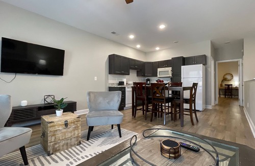 Johnson City House | Stylish 2BR Townhome with Garage & Modern Flair