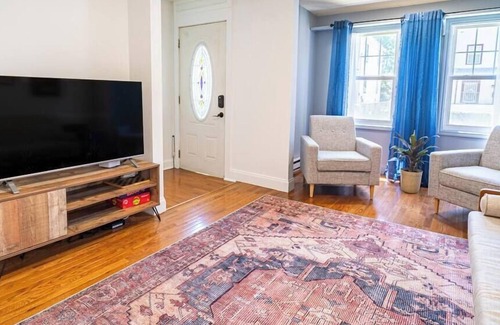 Orange House | Stylish 3 BR Home Near NYC Transit & Large Patio!