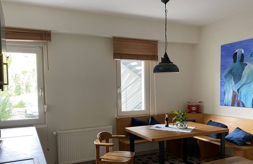 Herreshagen Condo | Stylish apartment for motorcyclists, family or friends. Right on the edge of the forest