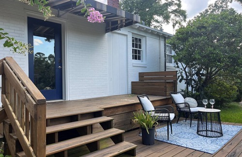Miramar House | Stylish Brick Bungalow 2-Bedroom Home in Historic San Marco Neighborhood
