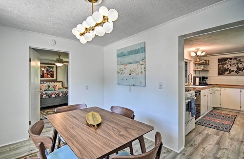 Elk Rapids Cottage | Stylish Dog-Friendly Bungalow: Steps to Elk Lake
