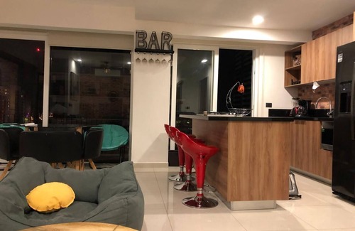 Fluvial Vallarta Apartment | Stylish Golden Beach View Apartmen