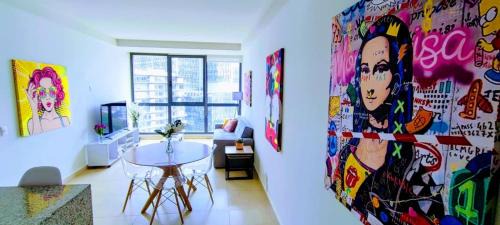 Anahuac Apartment | Stylish High-rise Escape Pool, Hot Tub & Cinema