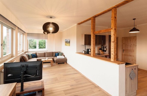 Friedrichsbrunn House | Stylish holiday home with sauna and large garden for groups of up to 9 people.