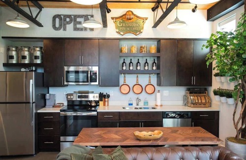 The Nations Apartment | Stylish Industrial Apartment in Nashville