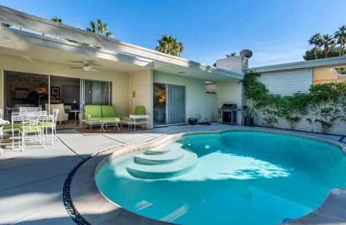 Palm Desert House | Stylish Mid-Century home with Pool walking distance to all on El Paseo!