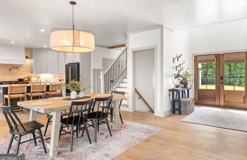 Helen House | Stylish mountain view estate with private pool, firepit, two kitchens, & AC