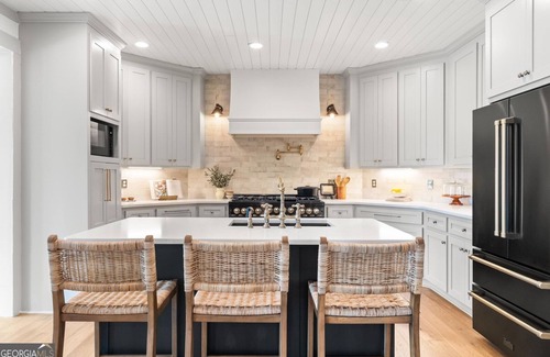 Helen House | Stylish mountain view estate with private pool, firepit, two kitchens, & AC