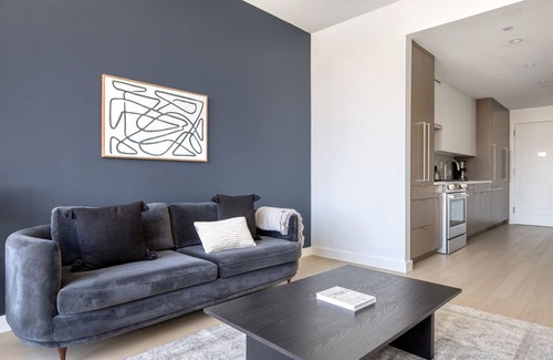 Shawmut Apartment | Stylish South End Studio w/W/D & Gym, nr Whole Foods, by Blueground