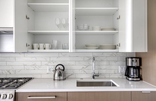 Shawmut Apartment | Stylish South End Studio w/W/D & Gym, nr Whole Foods, by Blueground