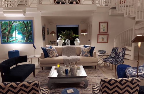 Jessups Village Villa | Stylish Villa above the golf course with great sea views 5 mins. from the beach