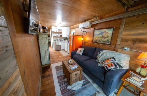 Canyon House | Stylishly Renovated Train car near Palo Duro Canyon and WTAMU. Sunsets for miles