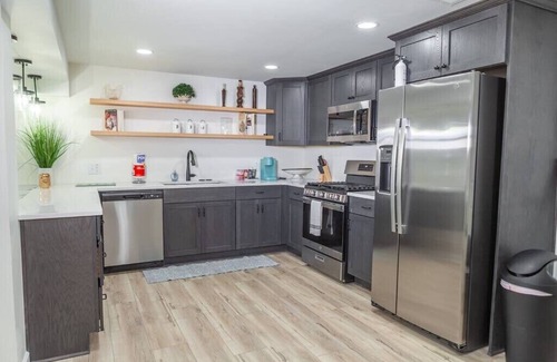Fayetteville Apartment | Suburban Oasis Lower-Level Apt & Designer Touches