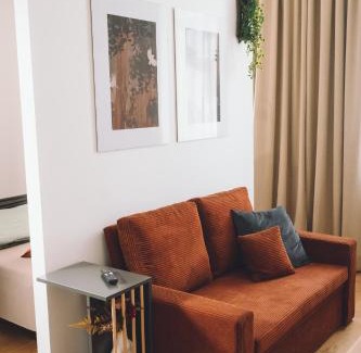 Amberg Apartment | Suite 13 Orange Wood mit verschiedenen Schlafmöglichkeiten