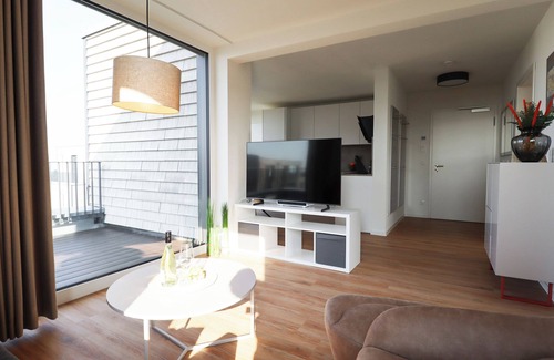 Marienleuchte Apartment | Suite Relax 3.0 - Roof terrace. Sauna. Baltic Sea view.