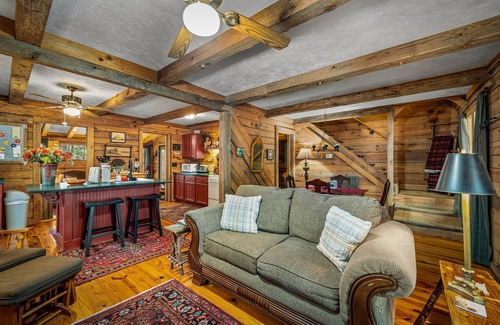 Mentone Cabin | Suite Retreat-fireplace, hot tub, & fire pit