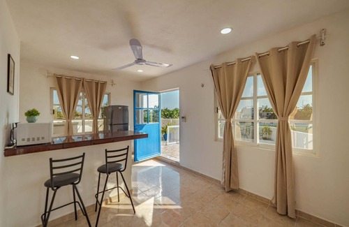 Colonia Meteorologico Apartment | Suites Ha, Suite Iguana, Relájate con el Confort y Disfruta de su Linda Terraza