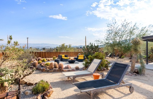Joshua Tree House | π΅ Sukha Life Hideaway - Hot Tub, Fire Pit, Privacy and Endless Views! π΅