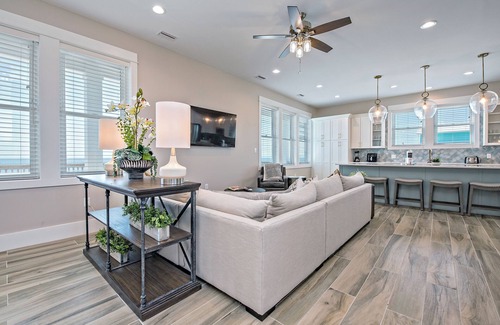 Surf Side Shores House | Summer at Summer Better Your Fort Morgan Beachfront Escape heated POOL by Prickett Properties