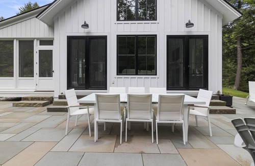 Morrisville House | Summer in Stowe! Modern Stream side Home