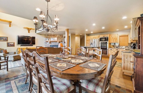 Whitefish Ski Chalet | Summer Stays Available! Stunning Ski- in Ski-out Chalet, sleeps 13, with private Hot Tub!