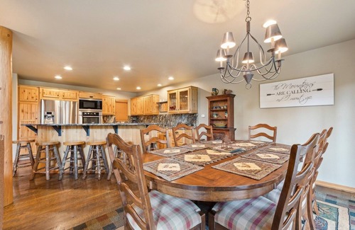 Whitefish Ski Chalet | Summer Stays Available! Stunning Ski- in Ski-out Chalet, sleeps 13, with private Hot Tub!