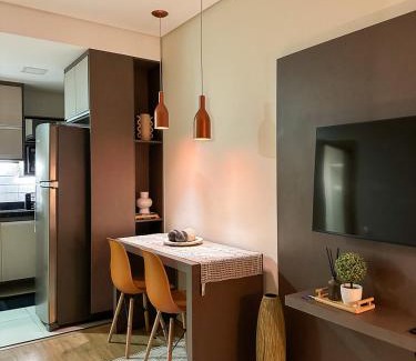Sao Jose dos Campos Apartment | Summit Flat, ótima localização, limpeza diária, academia e piscina