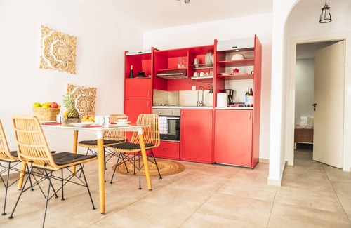 Agios Stefanos Apartment | sunlight ornos suites Azure