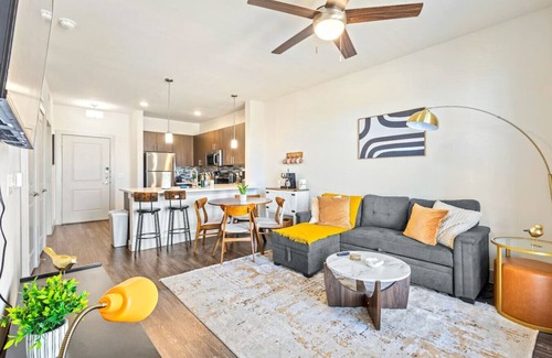Vickery Meadow Apartment | Sunlit Suite w/Resort Pool & Gym by Midtown Blvd