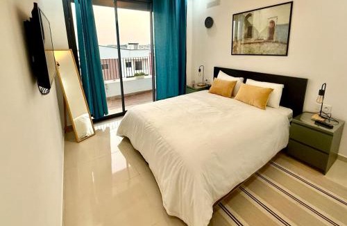 La Ville Haute Apartment | Sunny 3 bedrooms Apartment - balcony and workspace