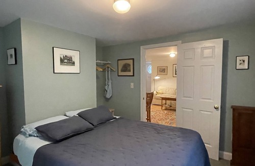 West Kennebunk Apartment | Sunny art-filled one-bedroom apartment on Maine Coast
