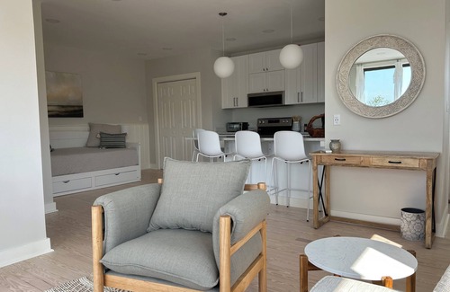 Belfast Apartment | Sunny downtown Belfast apartment with water view, right on Main St near eateries
