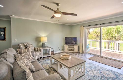 Edisto Island House | Sunny Edisto Island Duplex - Half Mile to Beach!