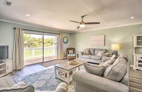 Edisto Island House | Sunny Edisto Island Duplex - Half Mile to Beach!