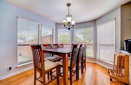North San Antonio - SAT House | Sunny home with private outdoor pool, enclosed backyard, desks, W/D, AC