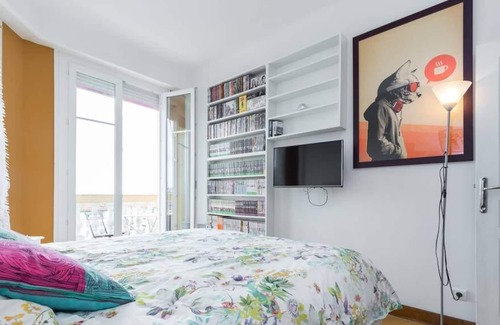 Cimiez Apartment | Sunny loft with amazing view! Walking everywhere!