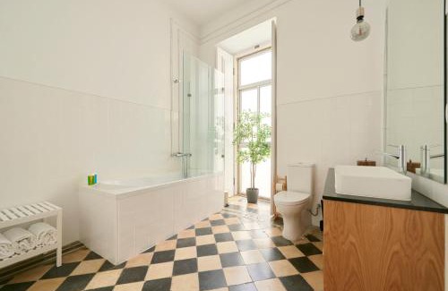 Sao Paulo Apartment | Sunny Pink Street Historical Apt, By TimeCooler