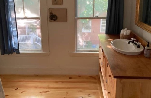 Parkside Apartment | Sunny + private West End apartment with free parking
