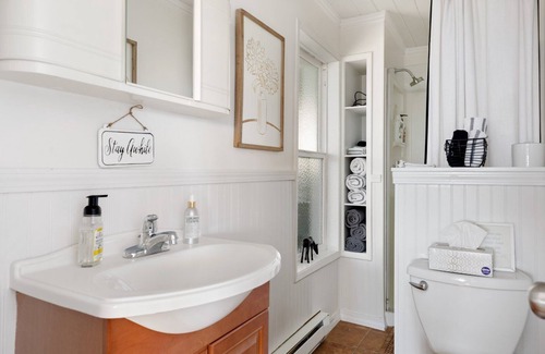 Lagoon Point House | Sunny Whidbey Beach House with view of Puget Sound
