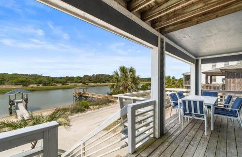 Pawleys Island House | Sunrise to Sunset Oceanfront Home with Creek Dock